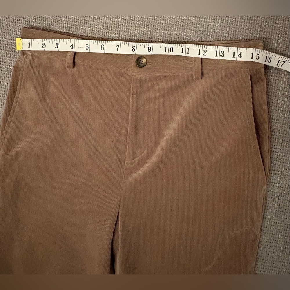 LAUREN RALPH LAUREN Taupe Corduroy High Rise Bootcut Pants 4 - Picture 12 of 16